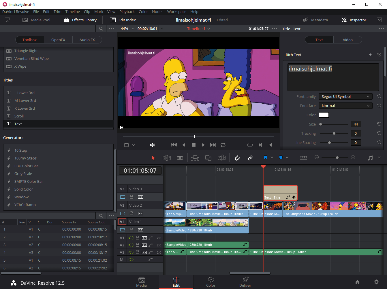 DaVinci Resolve